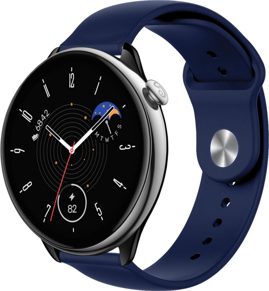 Ремешок Base для Amazfit GTR mini 20 мм Dark Blue (30841) - фото 1 Ремешок Base для Amazfit GTR mini 20 мм Dark Blue (30841) - фото 1