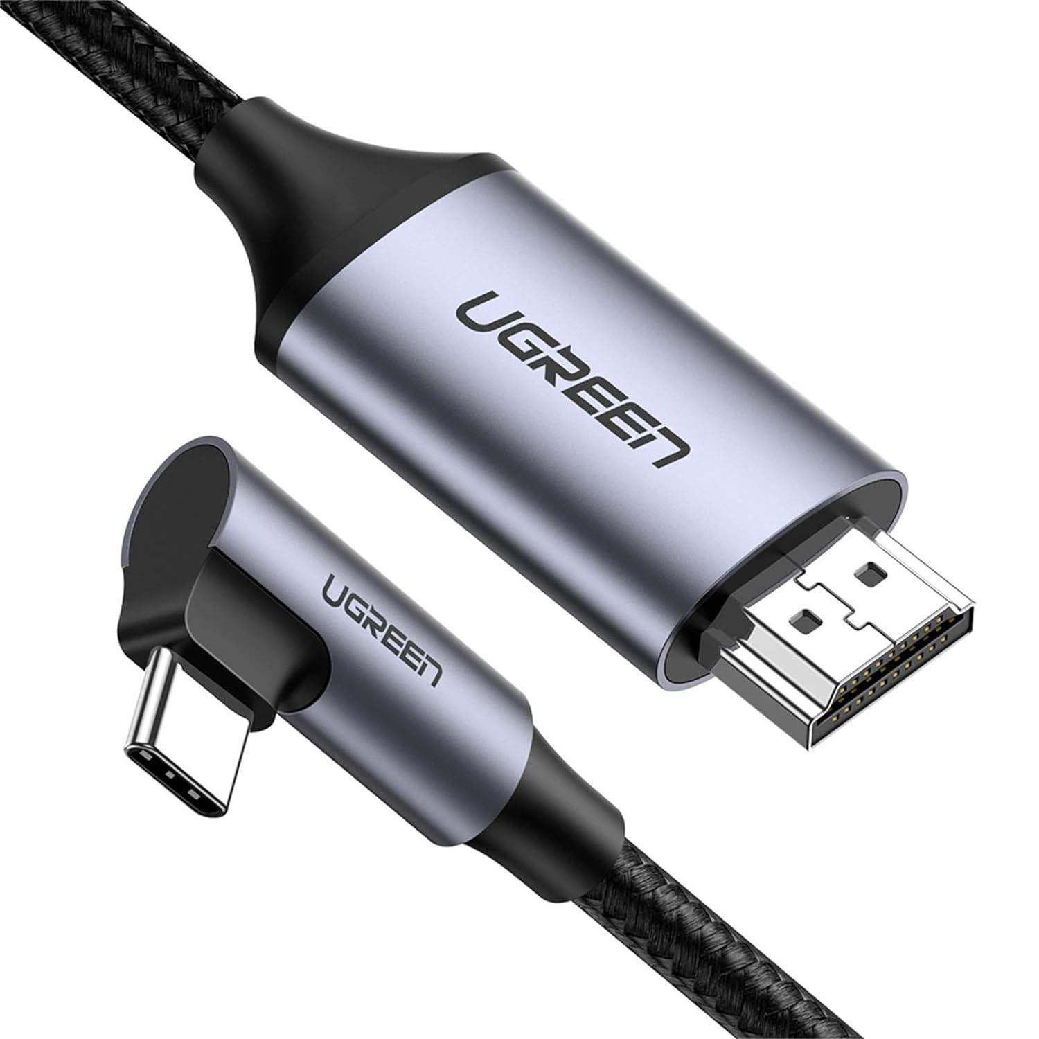 Кабель UGREEN MM142 USB-C to HDMI 2 м Grey (50530)