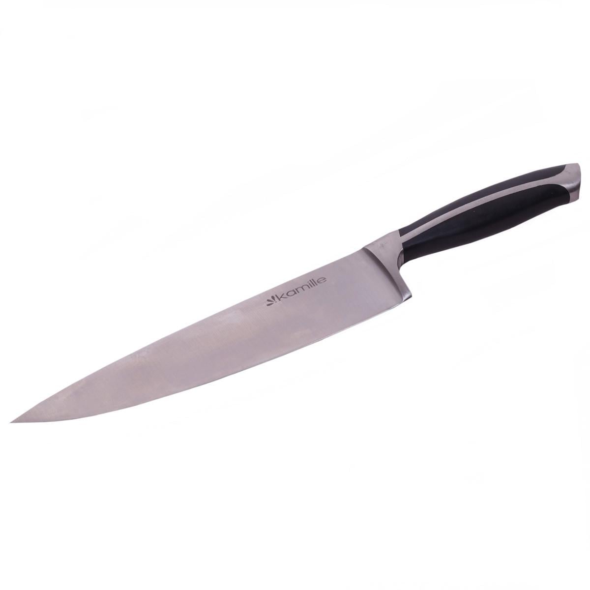 Кухонний ніж Kamille KM-5120 Шеф-кухар з ручкою з ABS-пластика (2438040647)