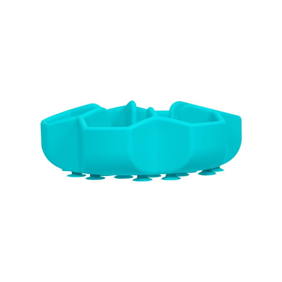 Миска силиконовая Waudog для медленного кормления кошек собак 450 мл Blue (23532) - фото 2