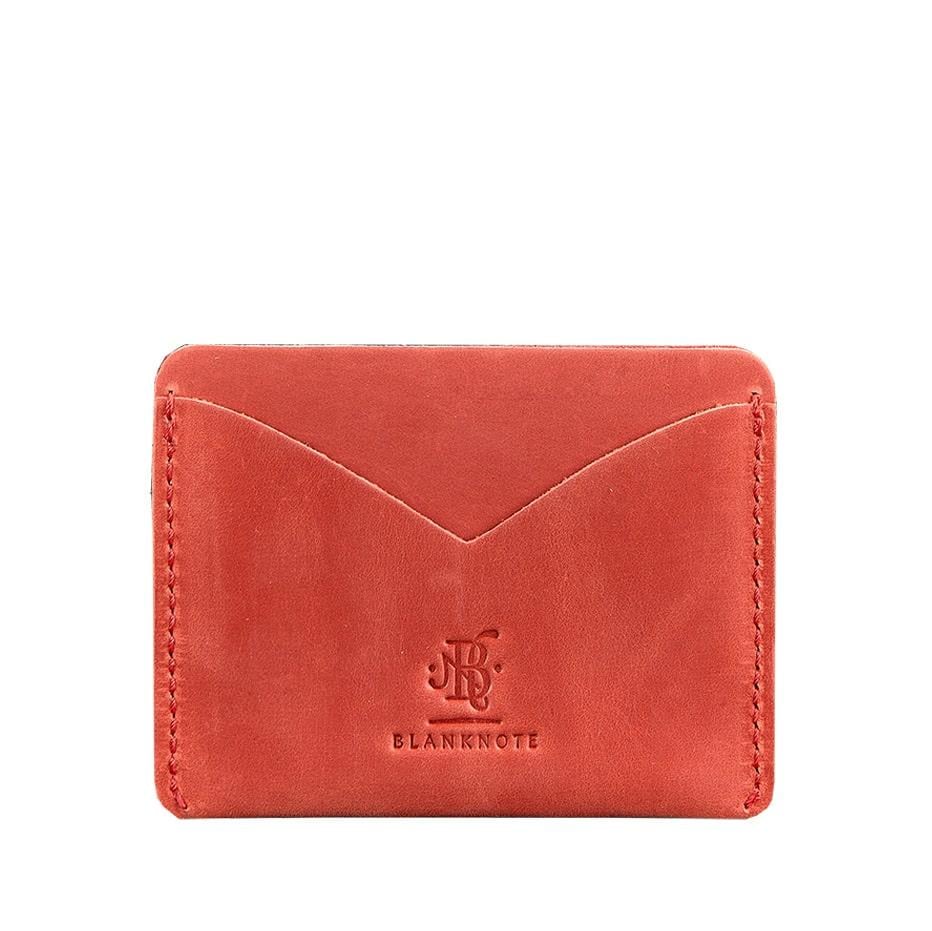 Визитница женская кожаная 5.0 Коралловый (A-026179)