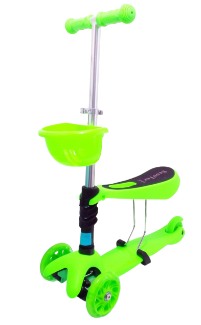 Самокат детский трехколесный Mini Baby Зеленый (2T1001) Самокат детский трехколесный Mini Baby Зеленый (2T1001)