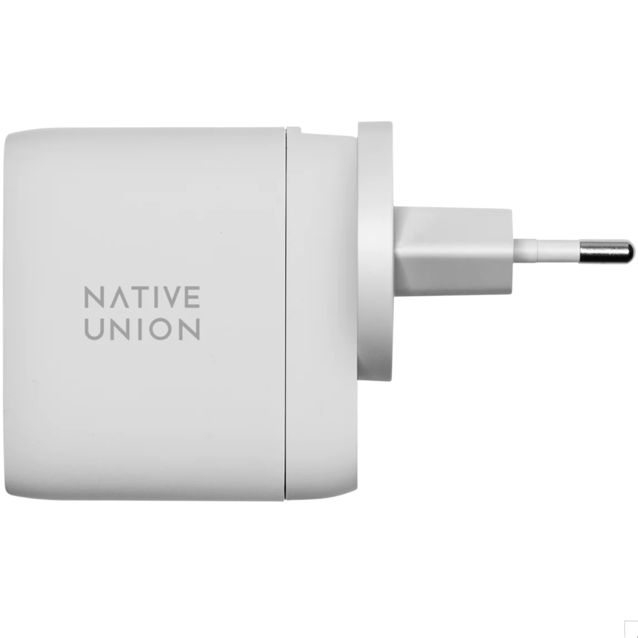 Зарядное устройство Native Union Fast GaN Charger PD 67W Dual USB-C Port White (FAST-PD67-WHT-INT) - фото 3 Зарядное устройство Native Union Fast GaN Charger PD 67W Dual USB-C Port White (FAST-PD67-WHT-INT) - фото 3