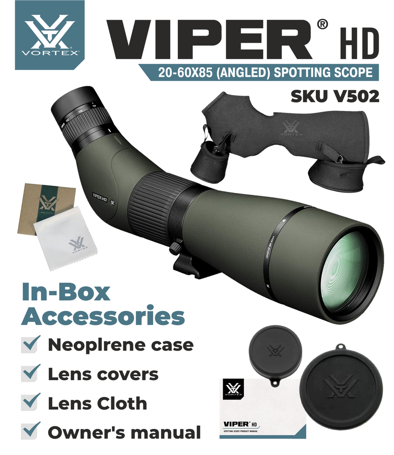 Підзорна труба Vortex Viper HD 20-60x85/45 мм (V502) - фото 5
