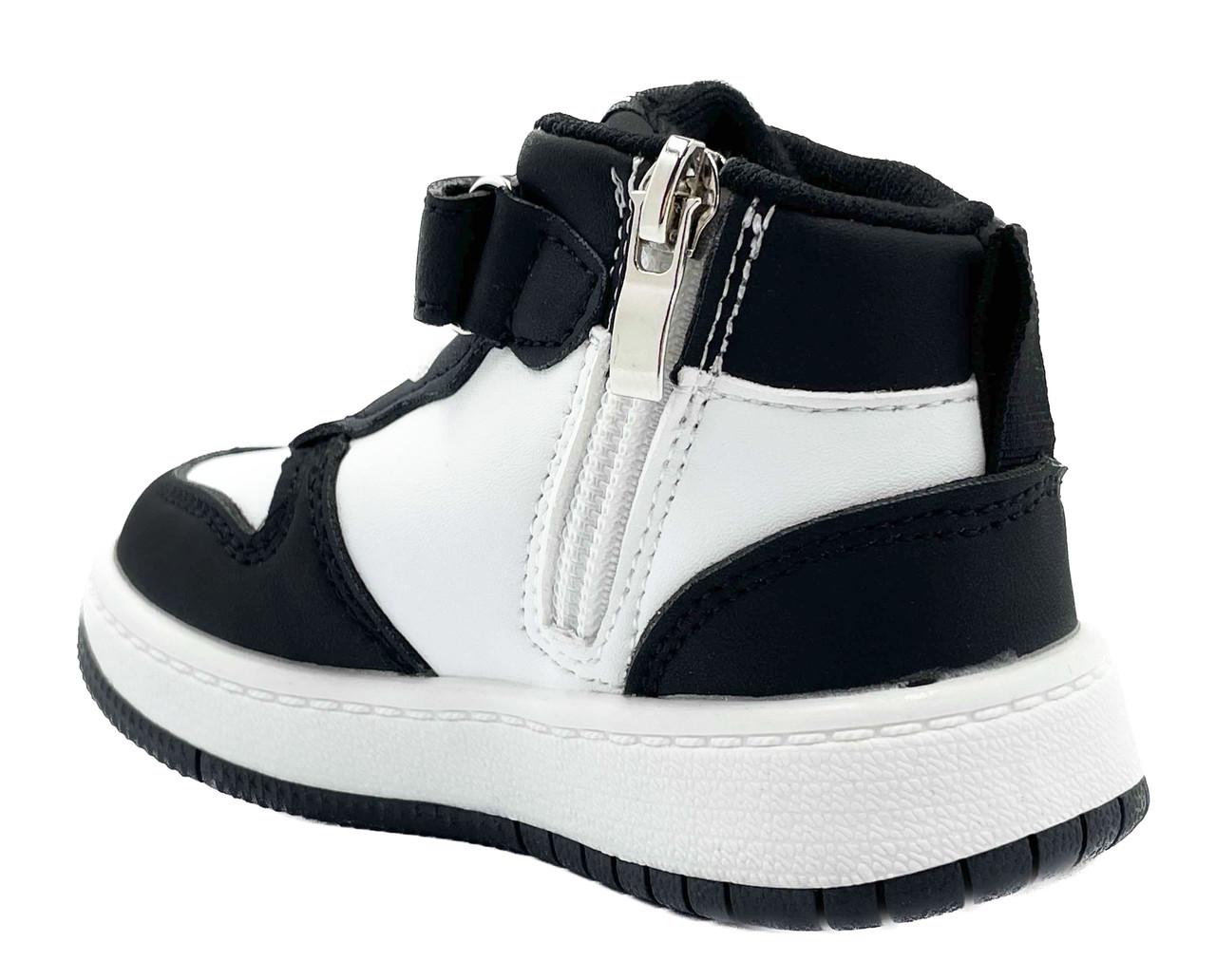 Черевики демісезонні для хлопчиків BBT R68031/22 р. 22 Чорний/Білий - фото 3