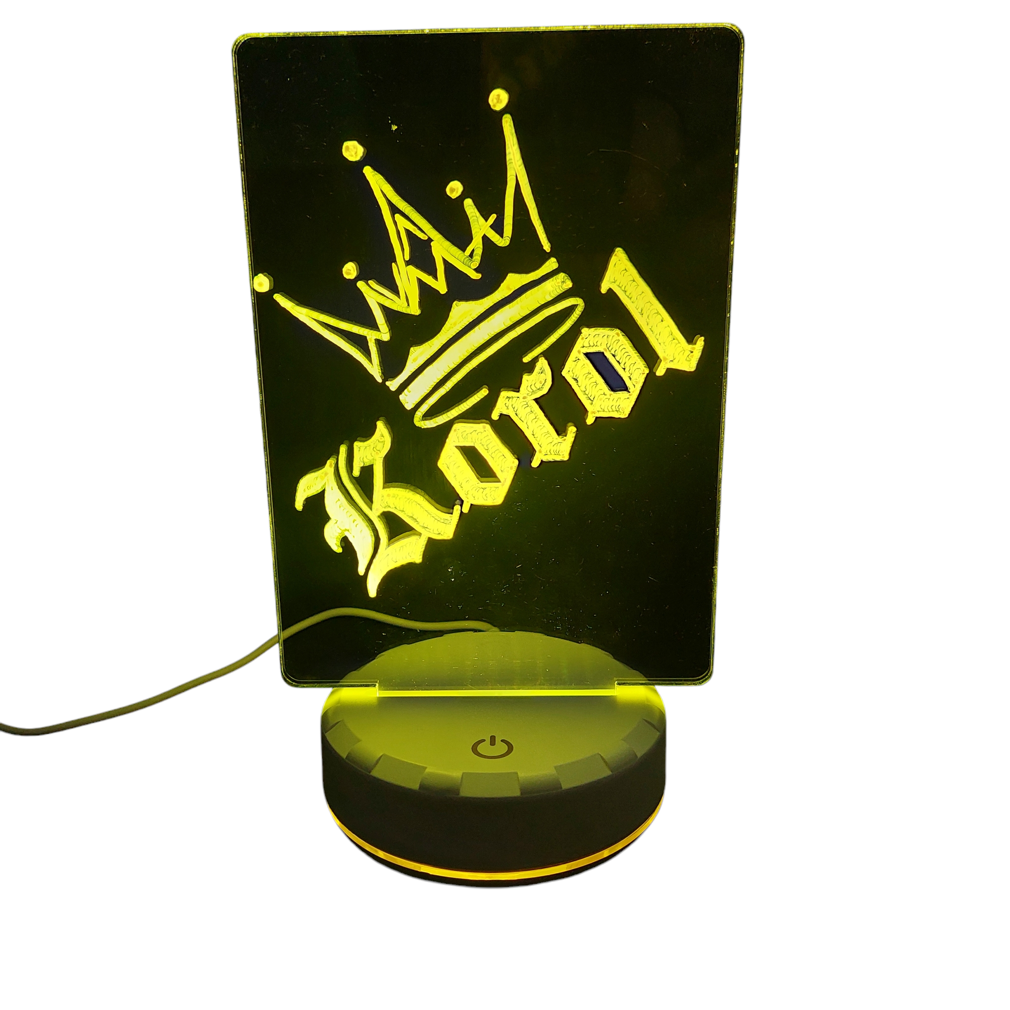 Светильник-доска заметок и рисование 16 цветов/с пультом/маркером/питание от USB Белый - фото 8