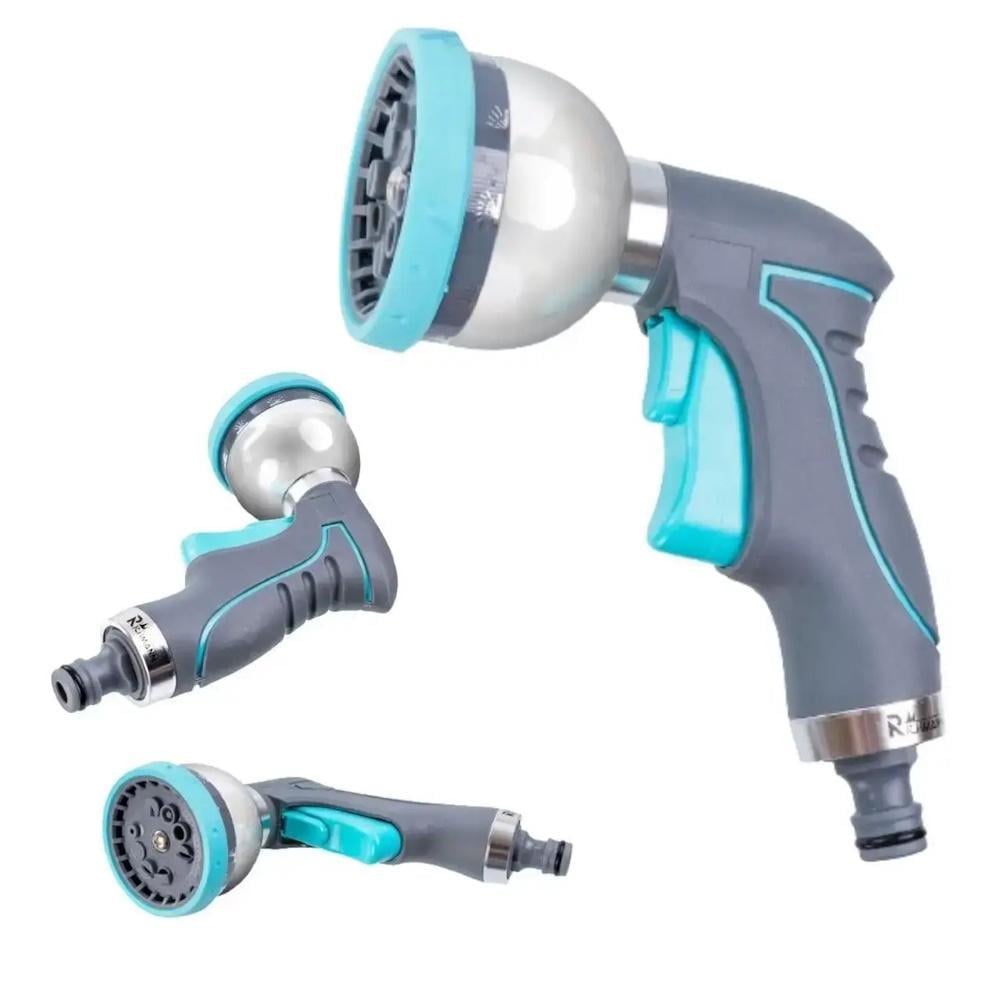 Пістолет для поливу Richmann C0254 метал/пластик 8 функцій (AKD46825) - фото 2 Пістолет для поливу Richmann C0254 метал/пластик 8 функцій (AKD46825) - фото 2