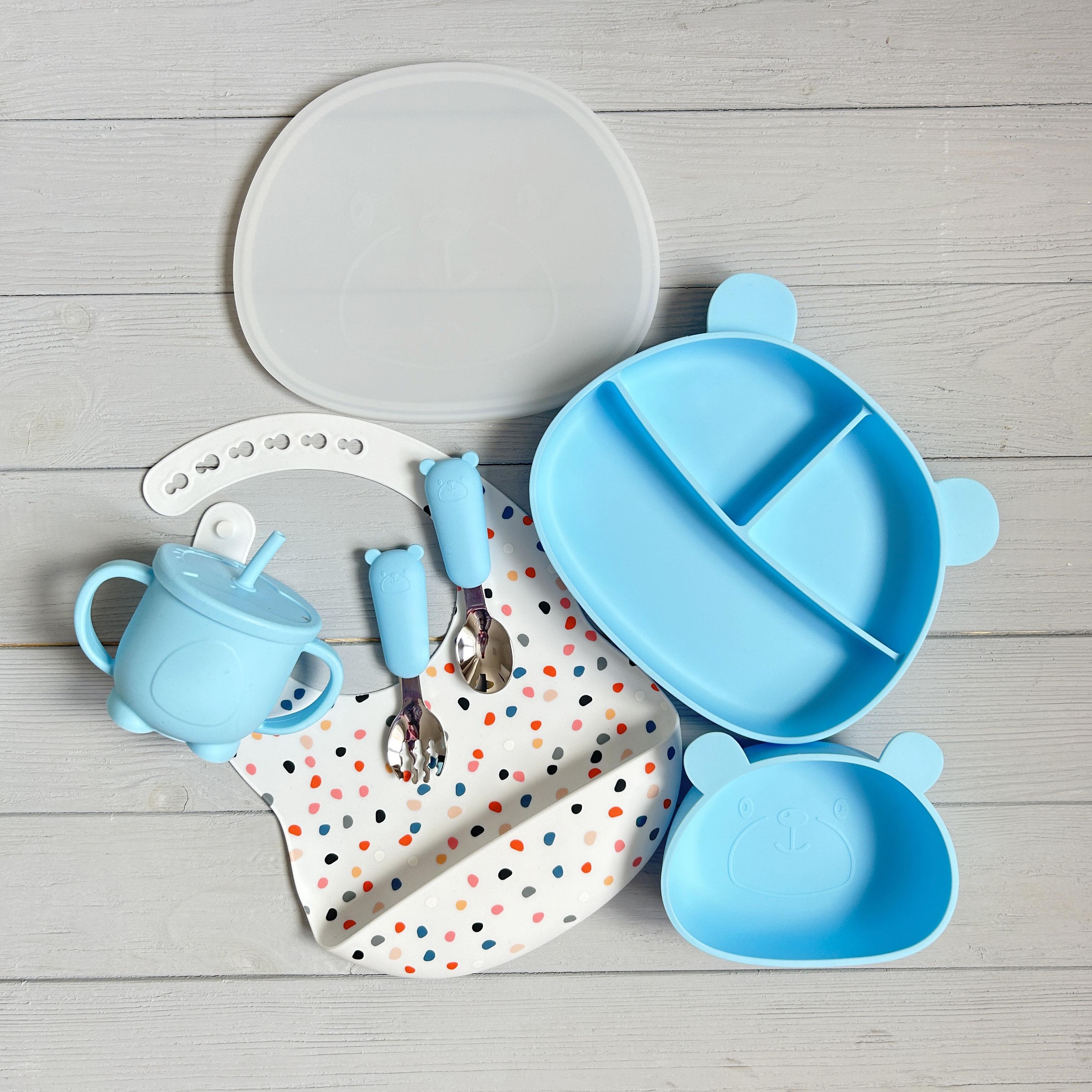 Детская посуда силиконовая Мишка BPR img_e9200 Y9 Голубой (65516) - фото 2 Детская посуда силиконовая Мишка BPR img_e9200 Y9 Голубой (65516) - фото 2