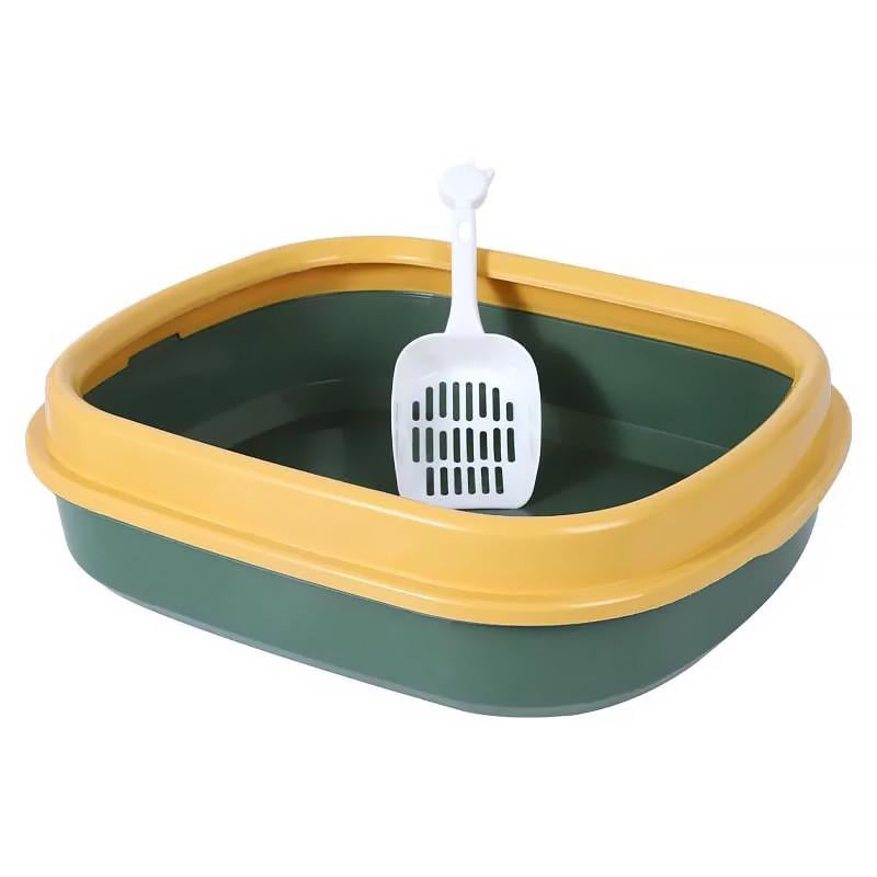 Туалет для кішок Taotaopets 225501 46x38x13 см Green (2105995092)