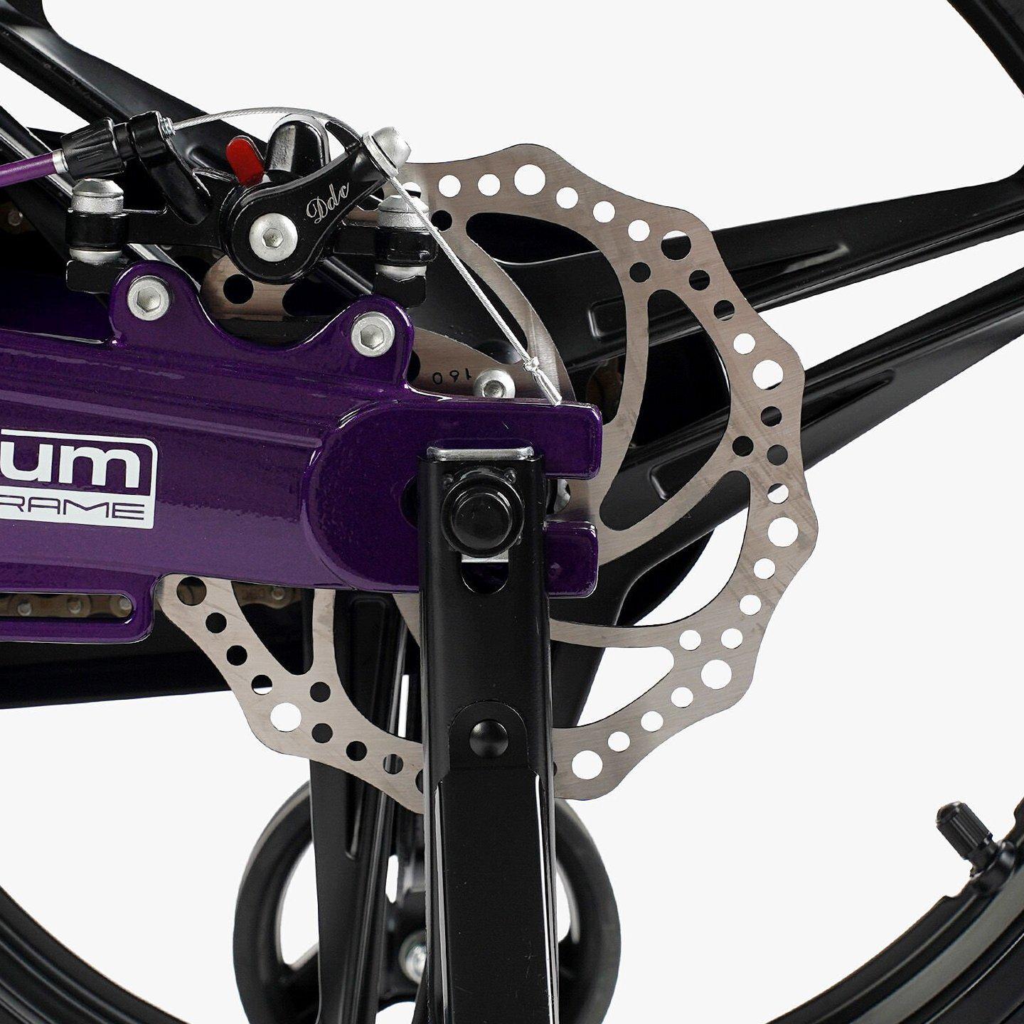 Велосипед двухколесный Corso Revolt 18" детский магниевый Фиолетовый - фото 6 Велосипед двухколесный Corso Revolt 18" детский магниевый Фиолетовый - фото 6