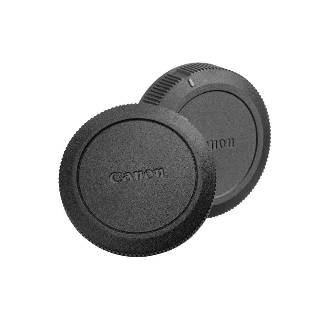 Комплект крышек для Canon байонет EOS RF задняя объектива и на боди 2 крышки LDCRF+RF-5