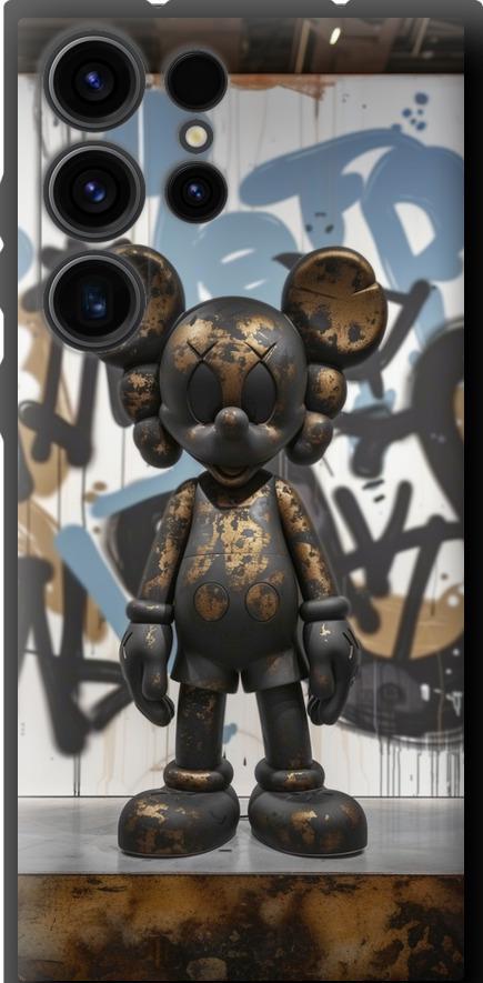 Чехол на Samsung Galaxy S23 Ultra Bronze kaws v2 (6098b-2906-42517)
