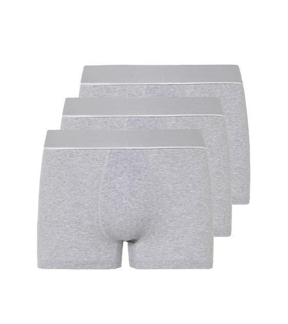 Набор трусов боксеров мужских Livergy LYCRA 3 шт. ХL Серый/Белый (107447355)