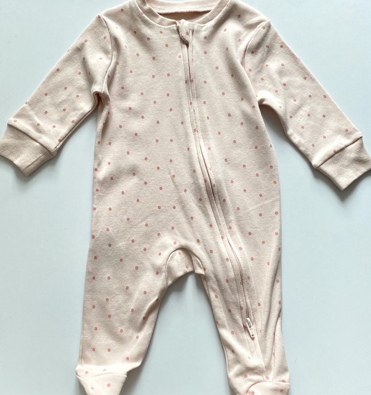 Чоловічок на дівчинку в крапку Primark 74 см на 6-9 міс. Рожевий (2747438015)