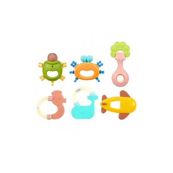 Набір дитячих брязкалець MY040 6 шт. (RLT29596)