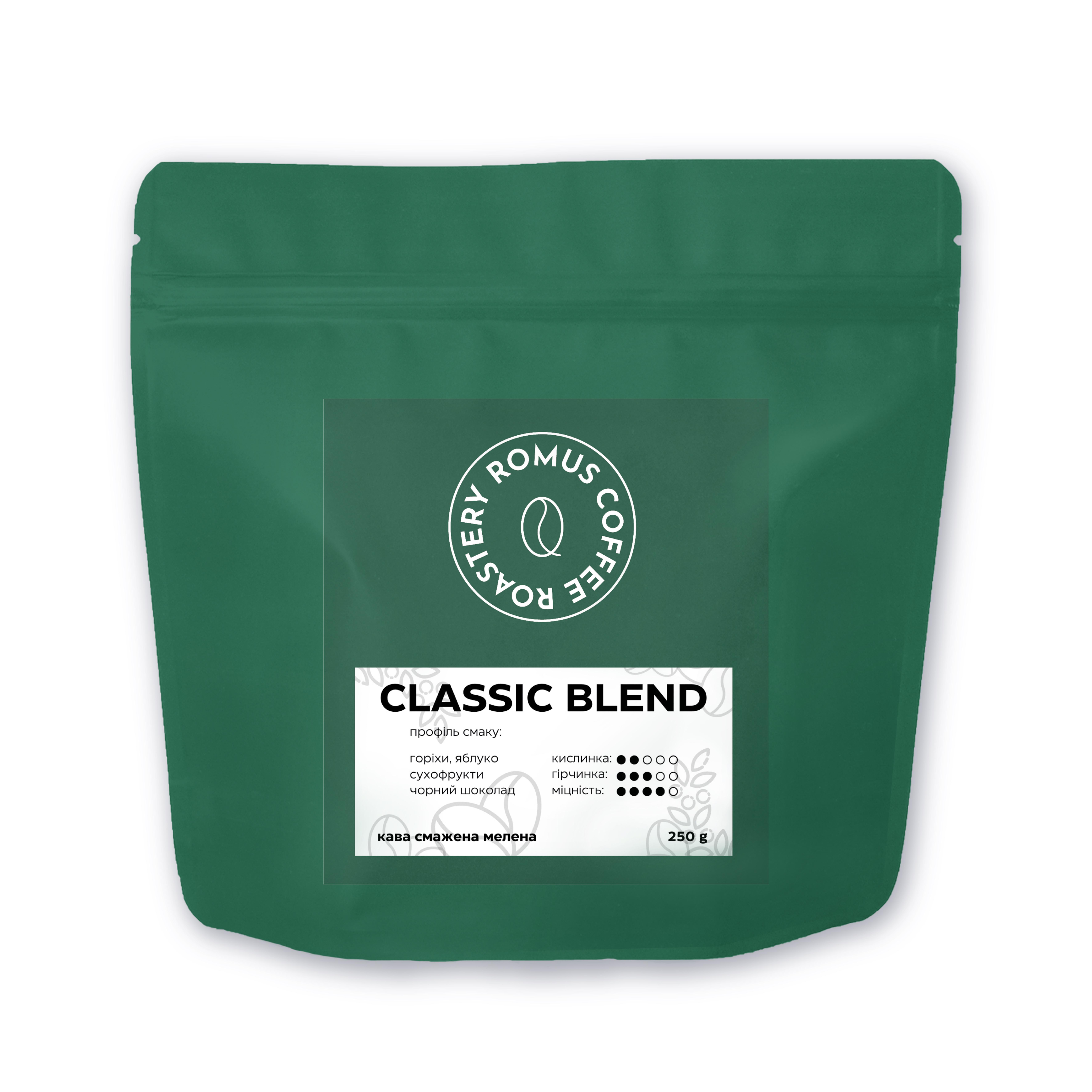 Кофе молотый Romus Coffee Roastery Classic Blend 250 г (568)