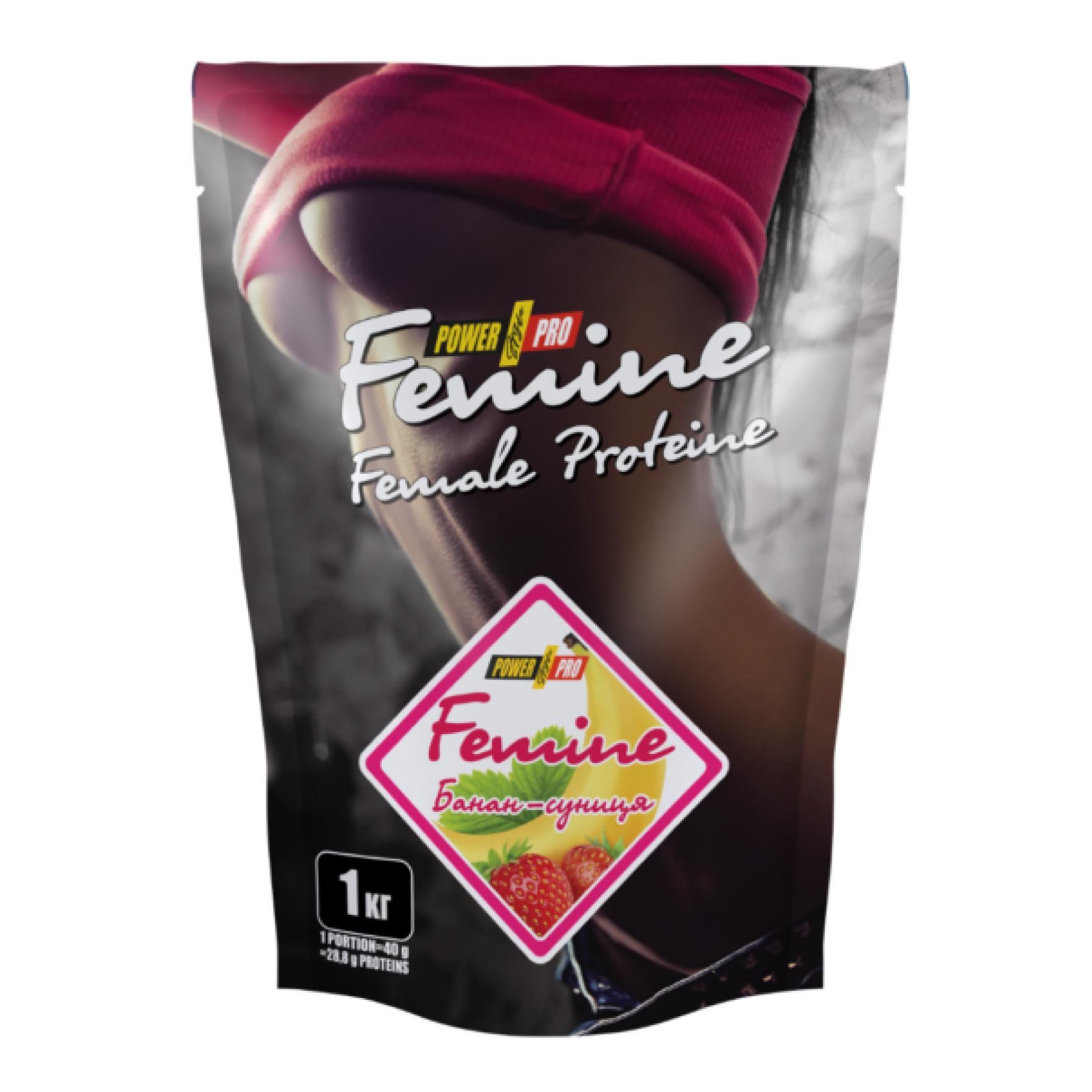 Протеин Femine Protein 1000 г Banan-Wild Strawberry (2022-10-2519)