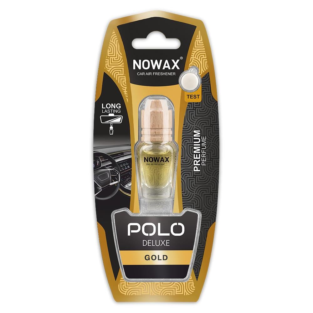 Ароматизатор в блистере Nowax Polo Deluxe Gold 7 мл (NX07818)