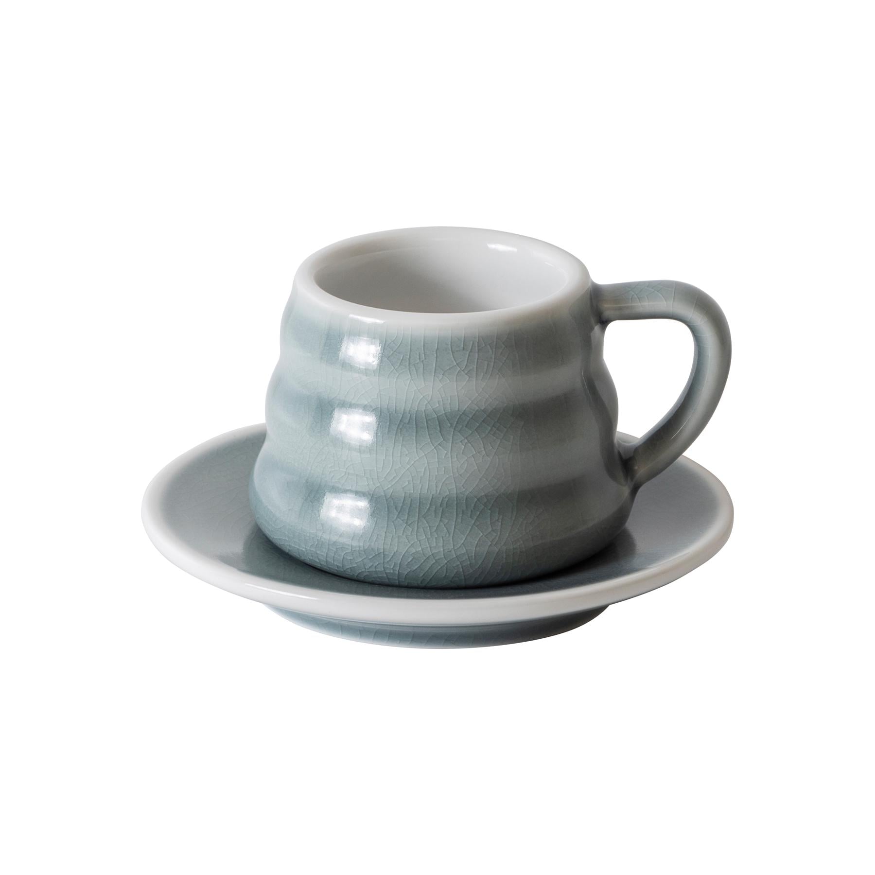 Чашка для джезви та блюдце Loveramics Ibrik Cup & Saucer 110 мл Деревне вугілля