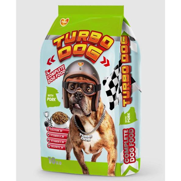 Корм для собак сухой Turbo Dog Свинина 10 кг протеин 15%/жир 9% (000021300)