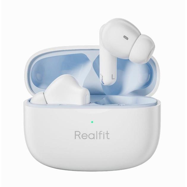 Наушники беспроводные Bluetooth TWS Realfit F3 Белый