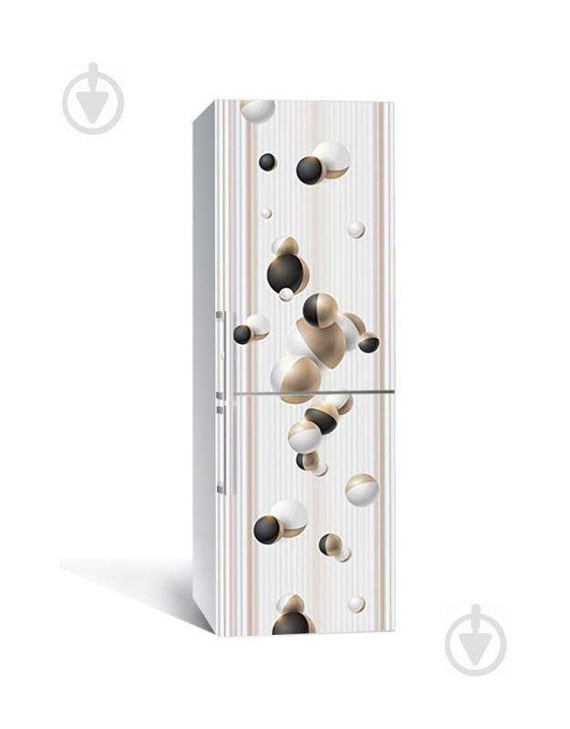 Наклейка на холодильник Zatarga «Геометрическое трио» 650х2000 мм виниловая 3Д наклейка декор на кухню