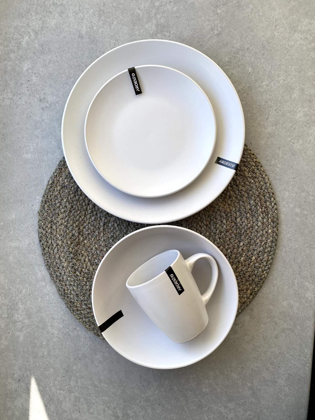 Столовый сервиз Ardesto Lucca 30 пр. на 6 персон White (AR29WM)