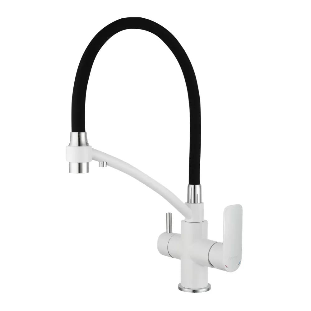 Смеситель для кухни Gappo G4348 на две воды Черный (115381)