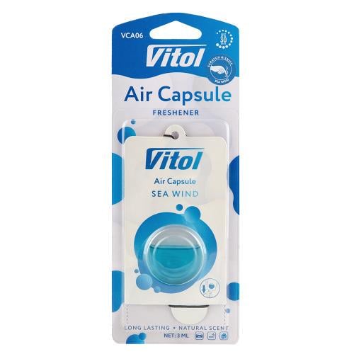 Освежитель воздуха Vitol Air Capsule подвесной Sea Wind 3 мл (00000063343)