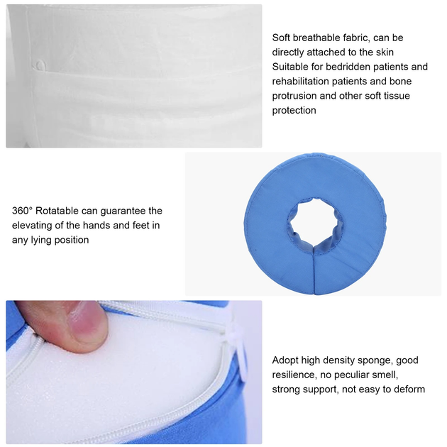 Подушка противопролежневая Clefers W62 для ног и рук 1 шт. (5024537) - фото 5 Подушка противопролежневая Clefers W62 для ног и рук 1 шт. (5024537) - фото 5