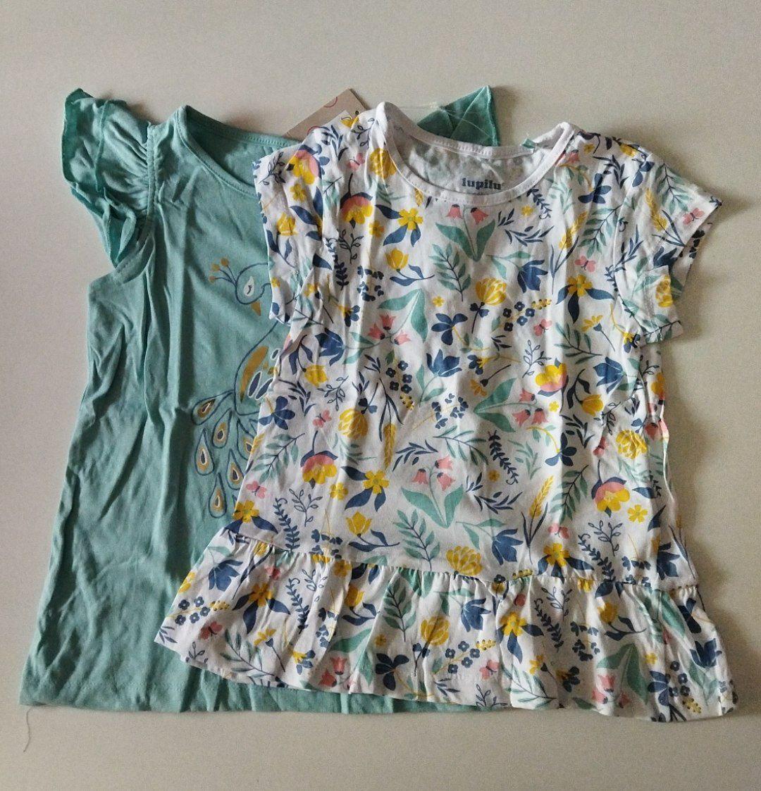 Футболки для дівчинки Lupilu 98-104 см 2 шт.
