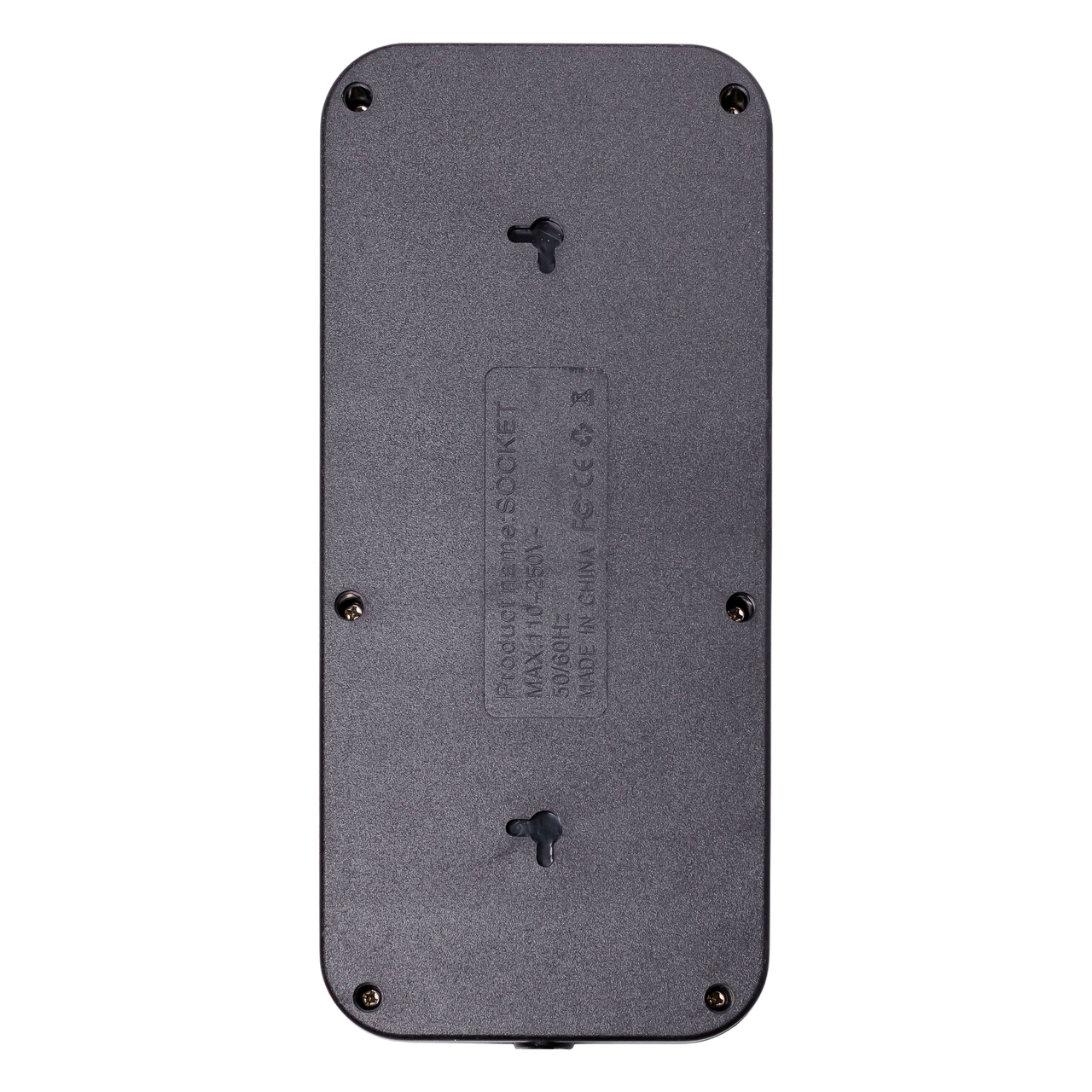 Фільтр мережевий подовжувач F06U на 6 розеток 4 USB 1 Type-C та кнопкою відключення HP-5-24 3 м Чорний (A-034385) - фото 7