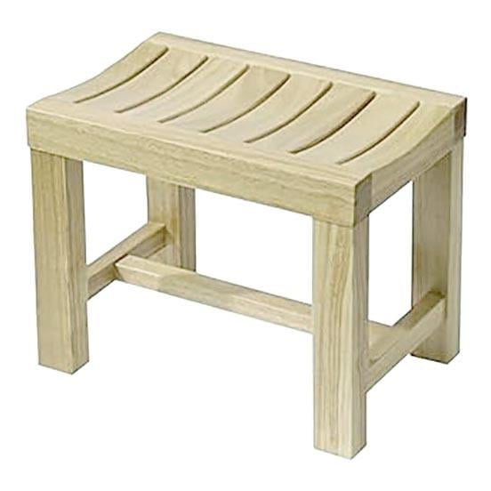 Табурет для ванной из дерева Виерис Бланже (ТВН-003601)