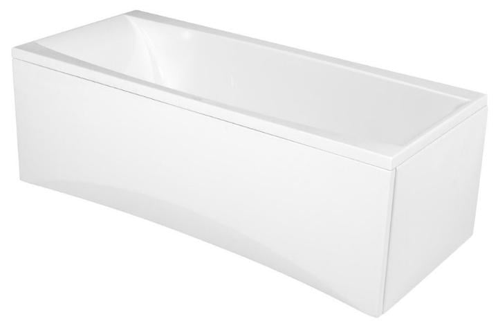 Ванна акриловая прямоугольная Cersanit Virgo универсальная с ножками 220 л ТИП 1 170x75 см Белый
