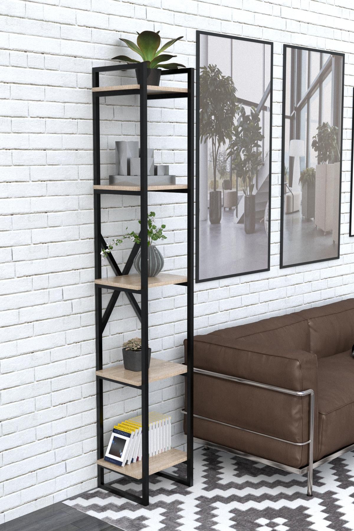 Стеллаж EcoLoft Лофт Этна DSP-1189 Дуб сонома (25775634)