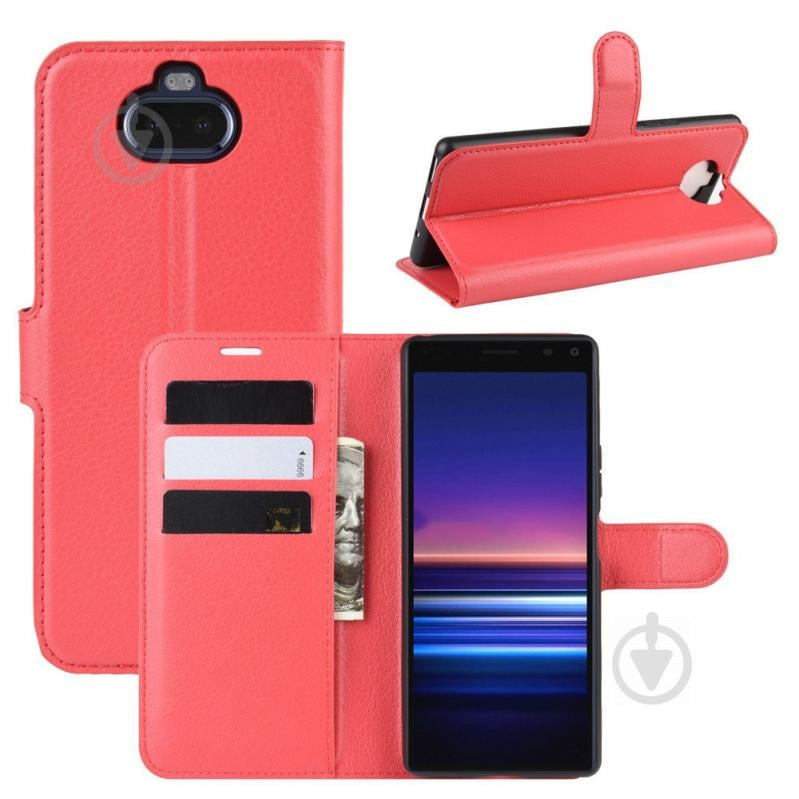 Чехол-книжка Litchie Wallet для Sony Xperia 8 / Xperia 20 Red (hub_QvbW07051) - фото 2