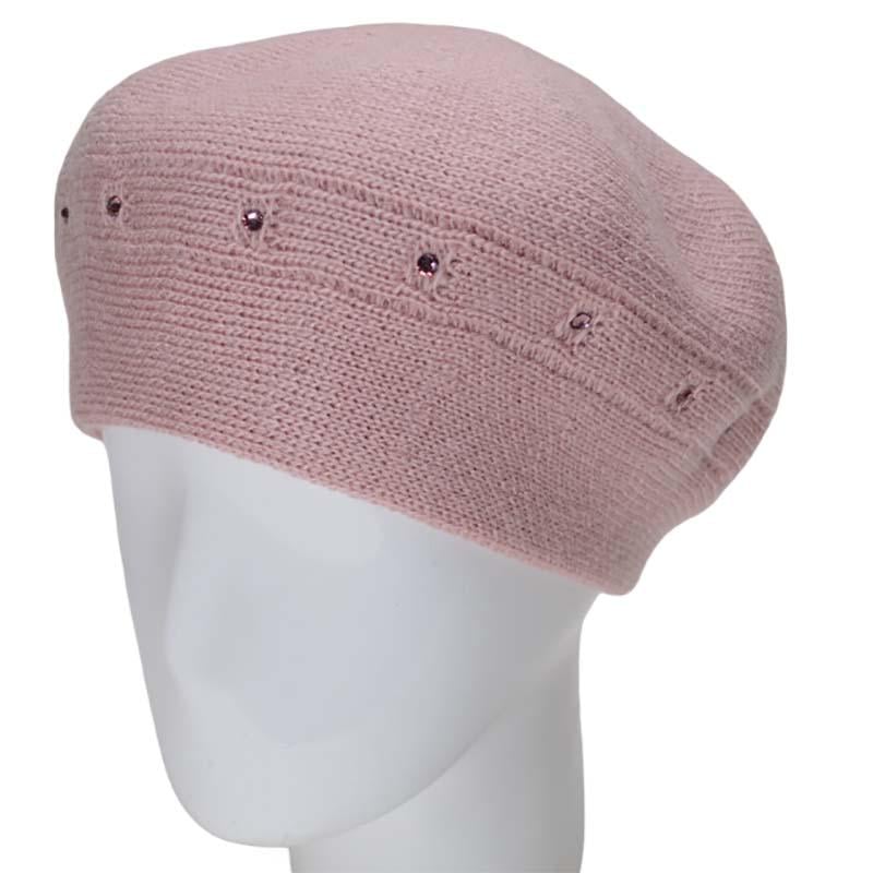 Берет жіночий Lirus Лорен подвійний напіввовняний Рожевий (119044)