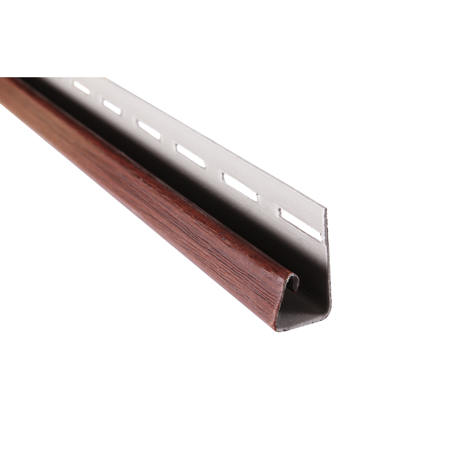 Планка для софита J-trim Asko NEO Красное дерево Тик (345400087) - фото 1