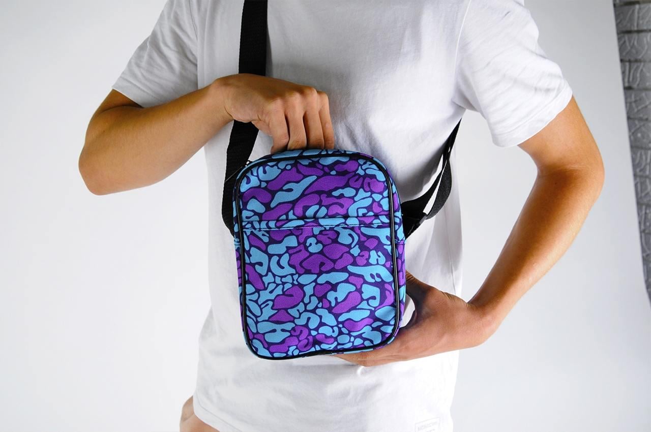 Сумка/барсетка мужская Mozgi через плечо Голубой (P0004) (P0004)