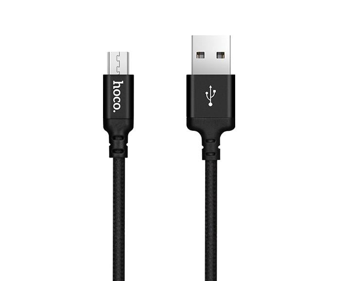 Кабель Hoco MicroUSB X14 Times Speed 1 м Черный (669872187)