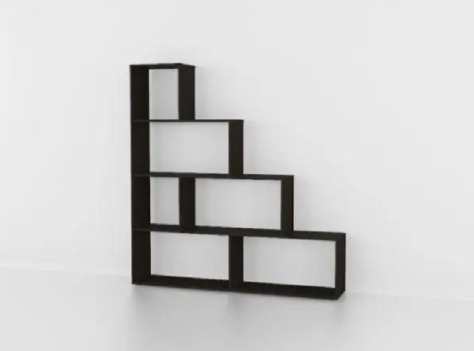 Стеллаж лесенка для гостиной с ячейками на 6 ячеек Венге темный (P57в) - фото 1 Стеллаж лесенка для гостиной с ячейками на 6 ячеек Венге темный (P57в) - фото 1