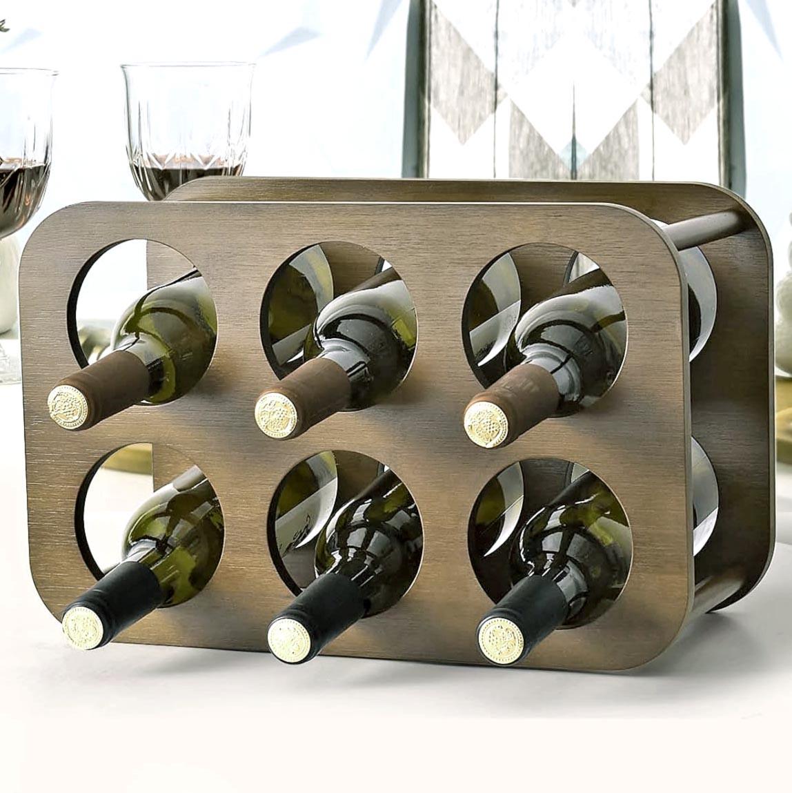 Полка для вина настольная Рафорд Сепия (Впс-008808)