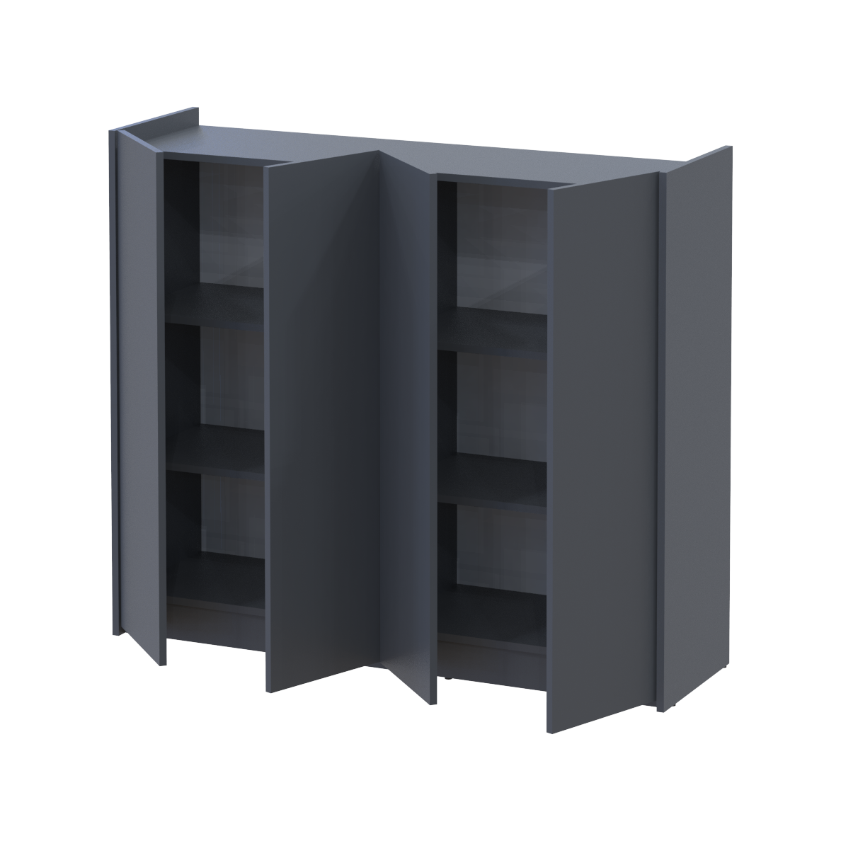 Полиці до тумби Doros Кассель 2 шт. 61,5х34,5х1,6 см Графітовий (41516223) - фото 5 Полиці до тумби Doros Кассель 2 шт. 61,5х34,5х1,6 см Графітовий (41516223) - фото 5