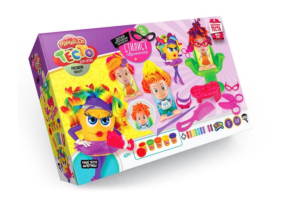 Набір креативної творчості Danko Toys Тісто для ліплення MASTER-DO Стиліст-перукар (TDM-13-01U)
