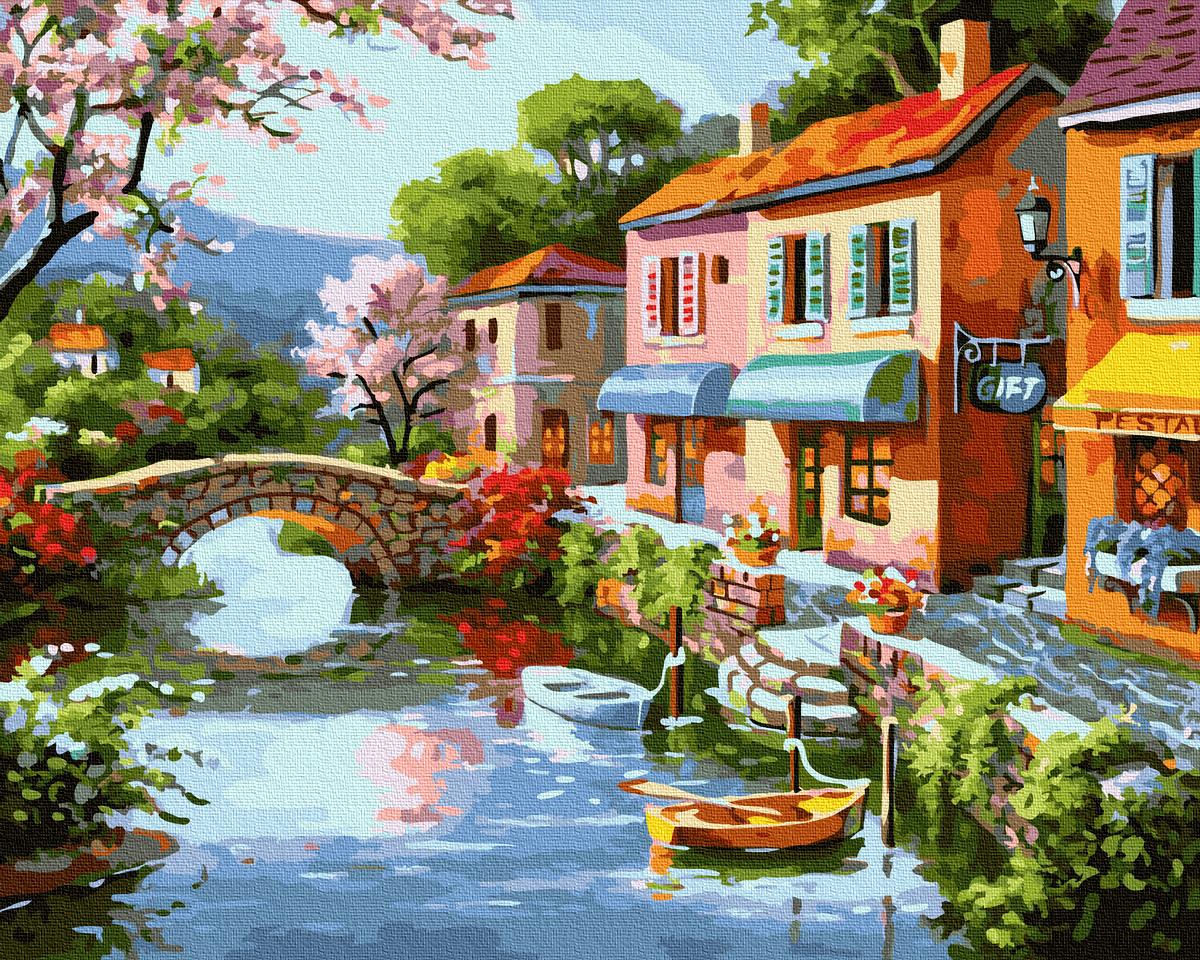 Картина за номерами Brushme Дивовижна Італія 40x50 см без коробки (BK-GX37767)