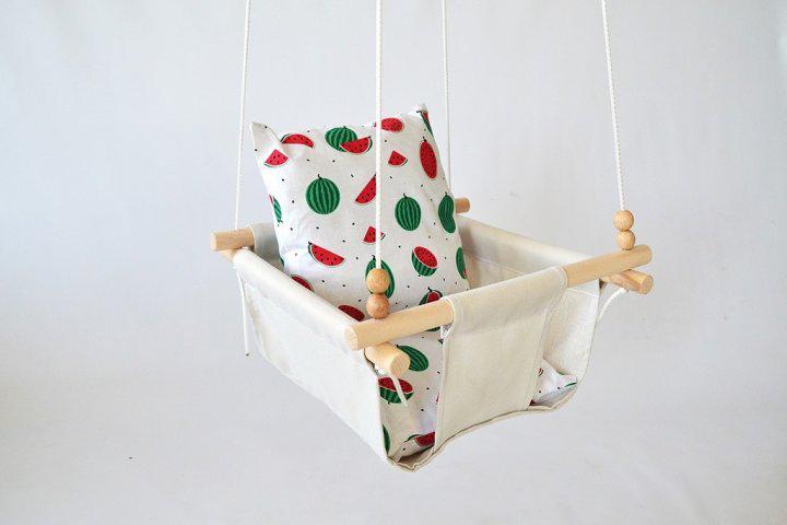 Дитяча гойдалка Infancy Бахча Молочний (10140312) - фото 8 Дитяча гойдалка Infancy Бахча Молочний (10140312) - фото 8