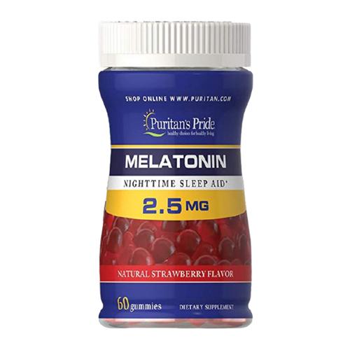 Мелатонін для сну Puritan's Pride Melatonin Gummy 25 мг 60 Gummies Strawberry Flavor