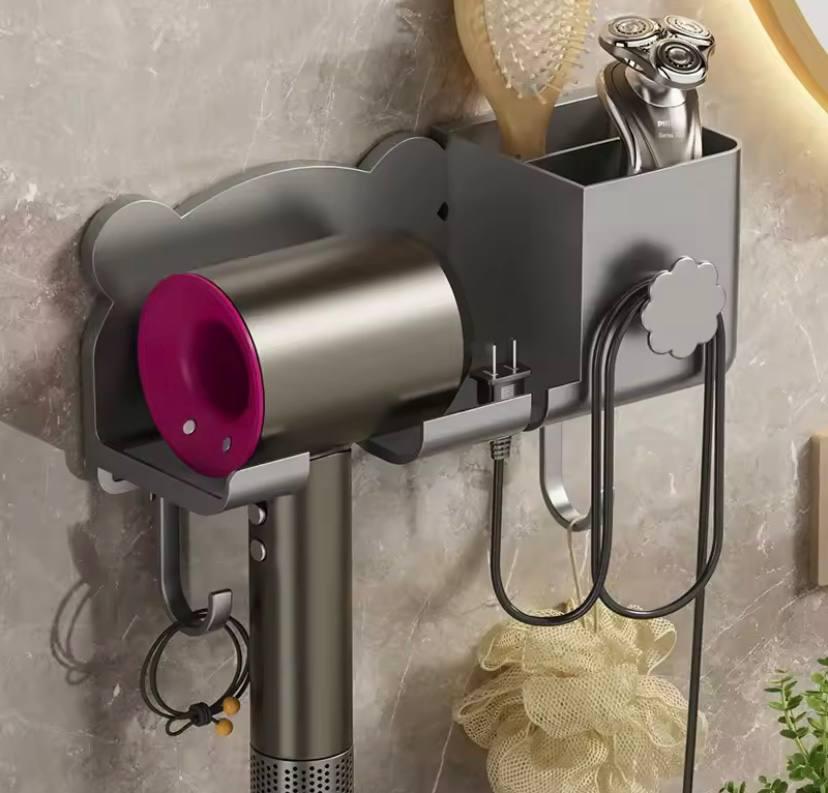 Настенный держатель-органайзер для фена в ванной комнате (8bfebd23) - фото 3 Настенный держатель-органайзер для фена в ванной комнате (8bfebd23) - фото 3