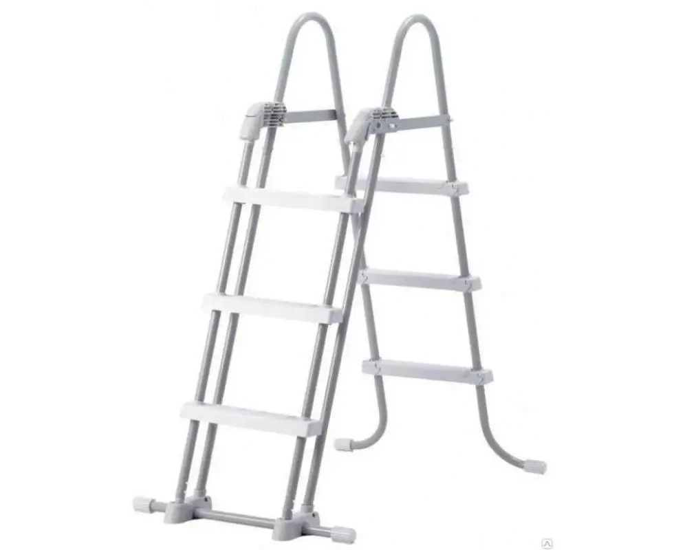 Лестница для бассейна Intex 28075 двухсторонняя со съемной лестницей до 107 см Серый (147-9-28075) Лестница для бассейна Intex 28075 двухсторонняя со съемной лестницей до 107 см Серый (147-9-28075)