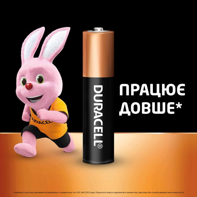 Набор батареек Duracell AAA LR03 MN2400 12 шт. (526797344) - фото 2